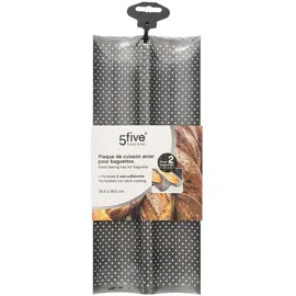 Five Simply Smart Brotbackform für 2 Baguettes 38,5 x 16 cm