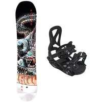 TRANS Set Junior Snowboard Pirate Rot 130cm mit Bindung
