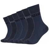 Mustang Casual Bio-Baumwolle Crew Socken Herren 5703 - jeans mix 43-46