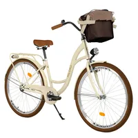 Milord MILORD. 28 Zoll 1-Gang Creme-braun Komfort Fahrrad mit