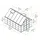 CANOPIA Balance Alu silber HKP 4 mm 9 m2 inkl. Fundament
