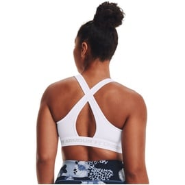 Under Armour Armour Mid Crossback Sport-BH Damen 100 white/white/halo gray XS