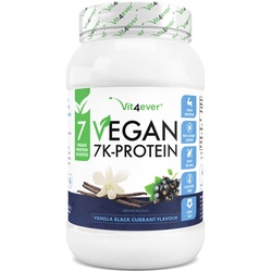 Vegan 7K Protein – 1kg – Rein pflanzlich – Vanille-Johannisbeere