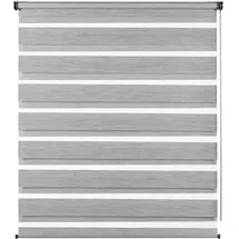 GARDINIA Doppelrollo de luxe 140 x 180 cm grau