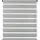 GARDINIA Doppelrollo de luxe 140 x 180 cm grau