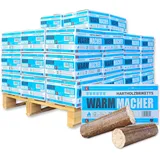 400kg Nestro Hartholzbriketts 40x10kg Karton FSC Gluthalter Kamin Ofen Brenn Holzbriketts Heiz Grill Smoker Kohle | Energie Kienbacher
