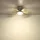 GLOBO Deckenventilator 51 cm Weiß/Khaki