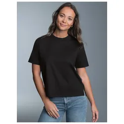 T-Shirt » T-Shirt aus Baumwolle«, Gr. L, schwarz, , 73152040-L
