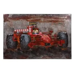 Garden Pleasure Wandbild 3D Rennwagen