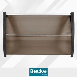 OEM Vordach über der Eingangstür 200 x 100 cm braun