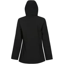 CMP Damen Softshell Zip Hoodie Jacke (Größe S, schwarz)
