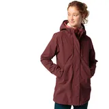 Vaude Coreway 3 In 1 Parka - Dark Cherry - 38