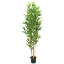 Europalms Bambus deluxe, Kunstpflanze, 150cm