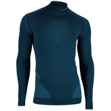 Uyn Evolutyon Underwear Shirt Long Sleeve Turtle Neck blue poseidon/navy/navy (K962) L/XL