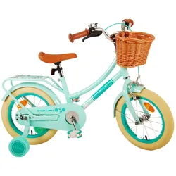 TPFSports Excellent Kinderfahrrad - Mädchen - 14 Zoll - Rücktritt + Handbremse - Grün