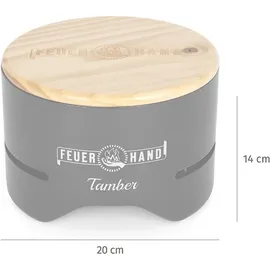 Feuerhand Tischgrill Tamber jet black