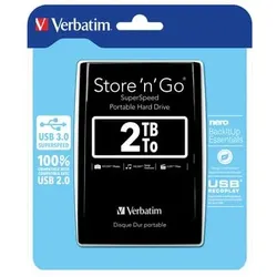 Verbatim Store 'n' Go Portable - Festplatte - 2 TB - extern (tragbar) - USB 3.0 ...
