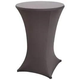 Baumarktplus Stehtischhusse Stretch 70 cm anthrazit Tischdecke Husse Bistrotisch Partytisch