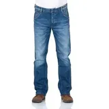 Mustang Michigan Straight Fit Blau 29W/32L