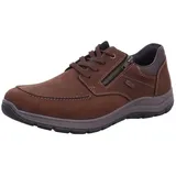Rieker Schnürschuh braun / dunkelgrau 45