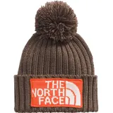 THE NORTH FACE Herren Heritage Ski Tuke Beanie-Mütze, Smokey Brown/TNF Orange, One Size