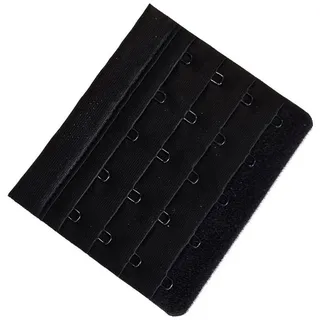 Miss Perfect BH-Verlängerung W2G50500-73, mit 1, 2, 3, 4 oder 5 Haken und softer Plüschrückseite schwarz 5 Haken 9.4 cm Breite