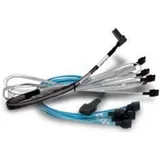 Broadcom 05-60004-00 Serial Attached Scsi SAS Cable x8 8654 to 2x4 8654, 9402 1 m