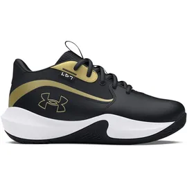 Under Armour PS Lockdown 7 black metallic gold (001) 11.5K