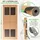 BACKLAxx BACKLAxx® Kork Yogamatte XL) mit Naturkautschuk inkl. Mattengurt nachhaltige Sportmatte Fitnessmatte mit Anti-Rutsch-Z... ® Braun