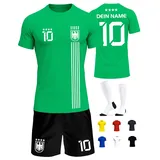 Deutschland Trikot Kinder Herren Damen WM 2026 Fussball Geschenke Jungen Coole Sachen für Jungs Fußball Trainingsanzug Tshirt EM Shirt geschenk junge 10 jahre Fußballtrikot Mädchen Set IIIII20Fo7IIIII - 134