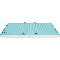 Intex Aufblasbares Spielzeug für Pool & Strand Blau, Weiß Monochromatisch Schwimmende Matratze
