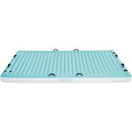 Intex Aufblasbares Spielzeug für Pool & Strand Blau, Weiß Monochromatisch Schwimmende Matratze