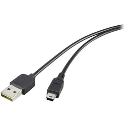 Conrad Electronic SE Renkforce Duplex - USB-Kabel - USB (M) umkehrbar zu Mini-US