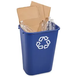 Rubbermaid Rechteckiger Abfallbehälter 39 l Blau