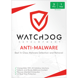 Watchdog Anti-Malware, 3 Geräte - 1 Jahr, ESD, Download