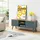 [en.casa] Reyljand TV-Lowboard 120 x 35 x 50 cm Grau/Eicheoptik MDF