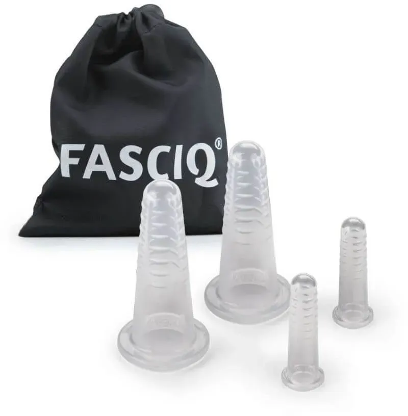 Matchu Sports FASCIQ® Facial Cupping set - Transparent