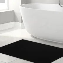 hammetex Badematte Schwarz 61 x 43 cm