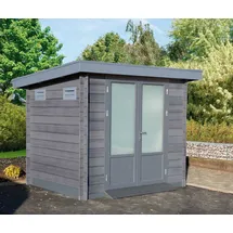 Wolff Finnhaus WPC-Trend B 2,80 x 2,40 m Grau