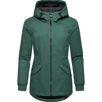 Ragwear Damen Winterjacke Wasserdichte Jacke mit Kapuze Dowey Warm YOUMODO Pine Green Gr. 4XL - 4XL