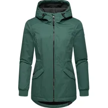 Ragwear Damen Winterjacke Wasserdichte Jacke mit Kapuze Dowey Warm YOUMODO Pine Green Gr. 4XL - 4XL