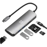 XtremeMac Xwh-Hub6-13 Xtrememac Type-C Hub - Grau
