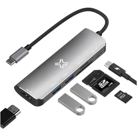 XtremeMac Xwh-Hub6-13 Xtrememac Type-C Hub - Grau