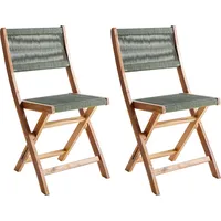 Beliani Gartenstuhl 50 x 42 x 84 cm grün