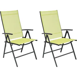 Mojawo Gartenstuhl 64 x 54 x 106 cm limegrün 2 St.