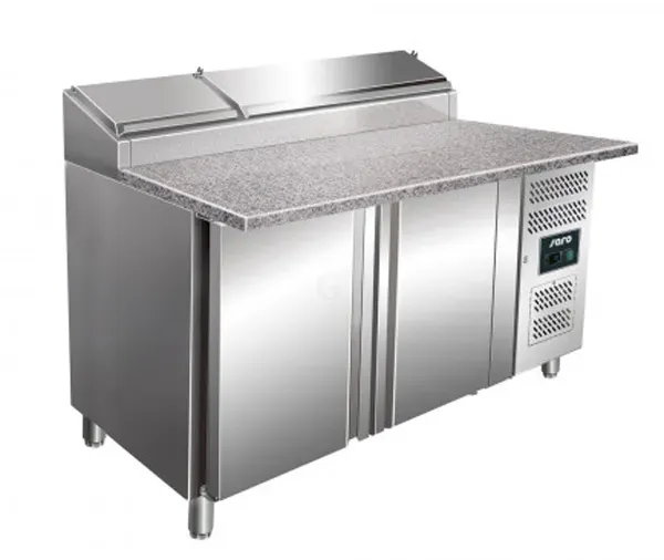 SARO Belegstation, Granitarbeitsplatte - 1/3 GN Modell SH 1500