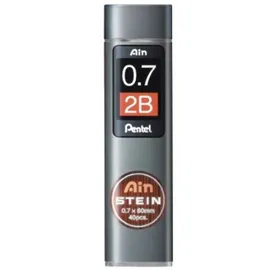 Pentel Bleistiftminen 2B 0,7 mm 40 St. Schwarz