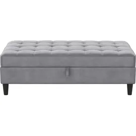 dorel home Stauraumhocker 130 x 43 x 69 cm Grau