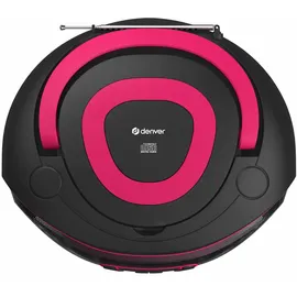 Denver TDB-212P DAB+, DAB, FM AUX, USB, Bluetooth®, CD Schwarz, Pink