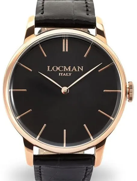 Locman 0251V09-RGBKRGPK 1960 Quartz Men's Watch